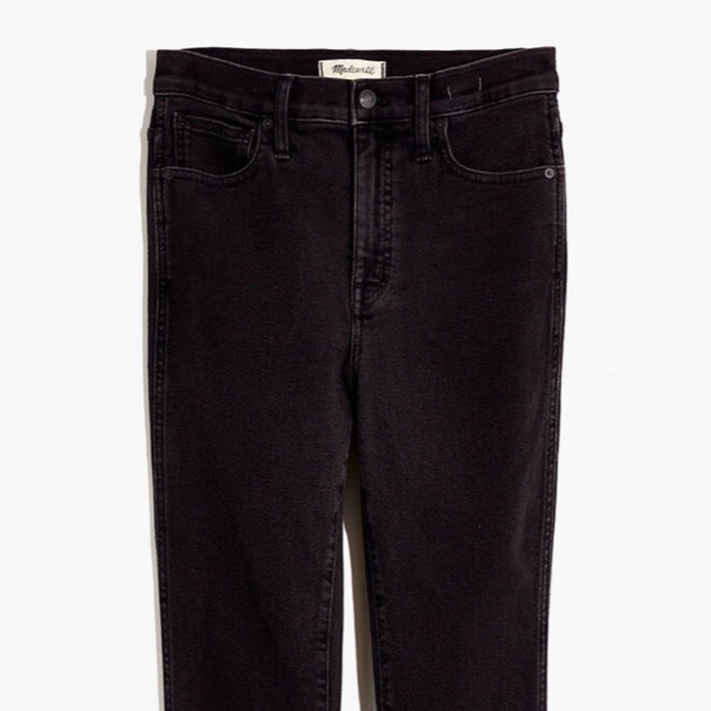 Madewell 10” highrise skinnyjeans in starkey wash